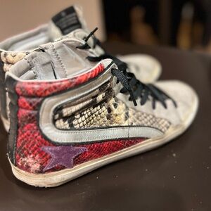 Golden Goose Multicolor High-Top Sneakers